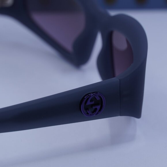 Gucci GG1787S 004 Cat Eye Sunglasses - Milky Grey/Violet - Picture 11 of 11
